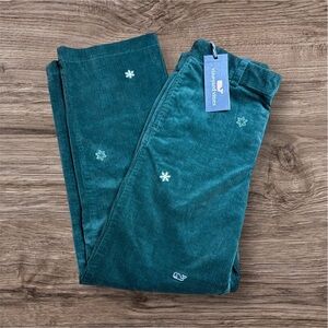 Vineyard Vines Boys Corduroy Snowflake Pant - Size 16